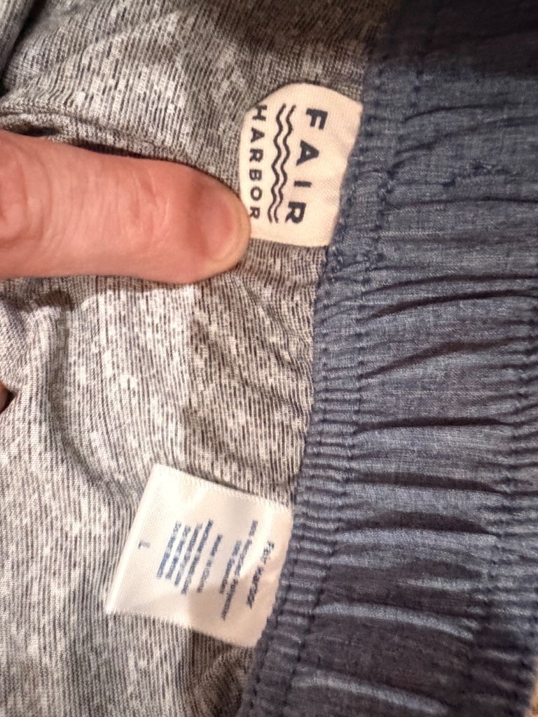 Fair Harbor One Short | Blue Mens Large 8” Inseam — image 3 of 3